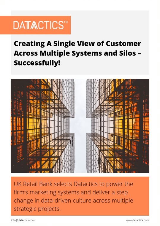 datactics customer success retail banking
